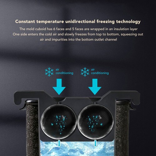 Crystal clear ice - ice, maker