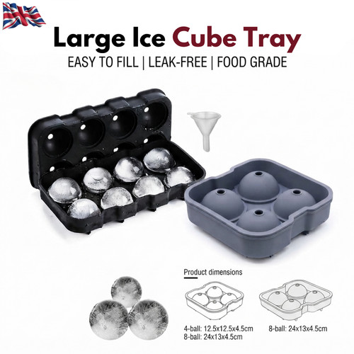 Large ice cube tray ball - large, maker