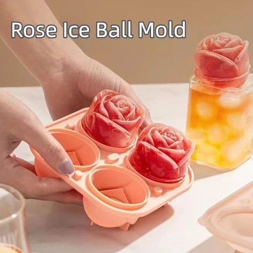 Rose ice making molds with - rose,