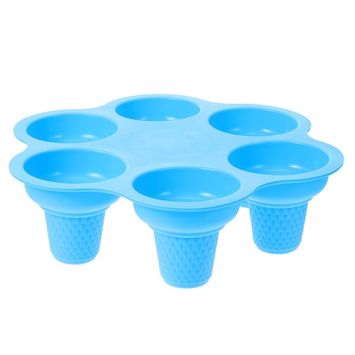 Blue silicone ice cream making - ice,