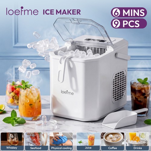 Portable ice maker countertop - ice,