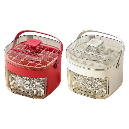 Refrigerated ice cube - refrigerated, maker